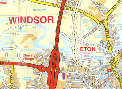 Windsor Town Centre Map Maps